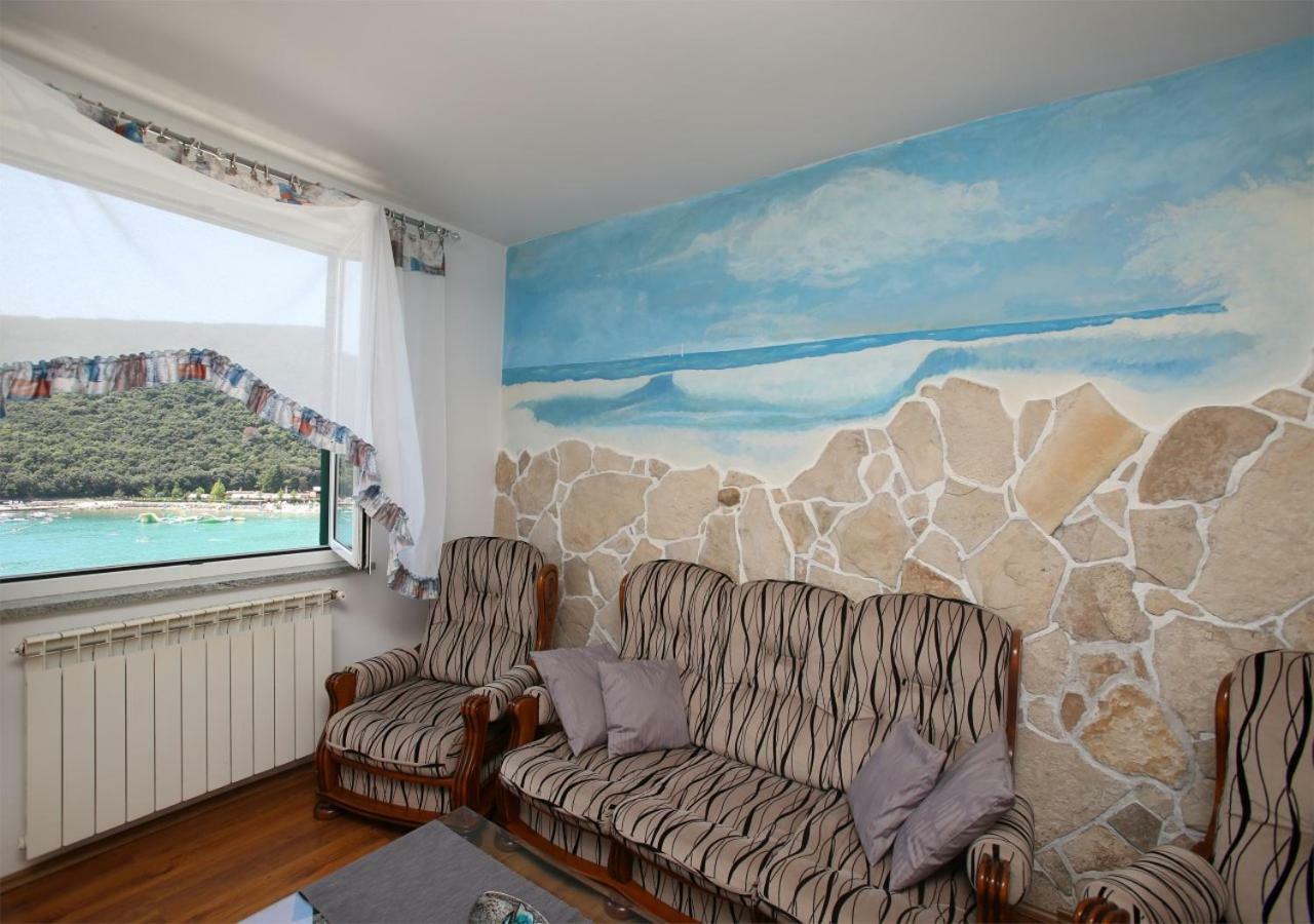 Apartament 4 Persons App With Great Sea View,Ac,Wifi,399 Rabac Zewnętrze zdjęcie